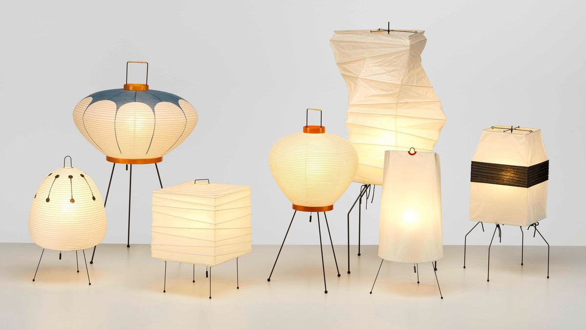 Japanese paper lamps by designer Isamu Noguchi – Metavaya