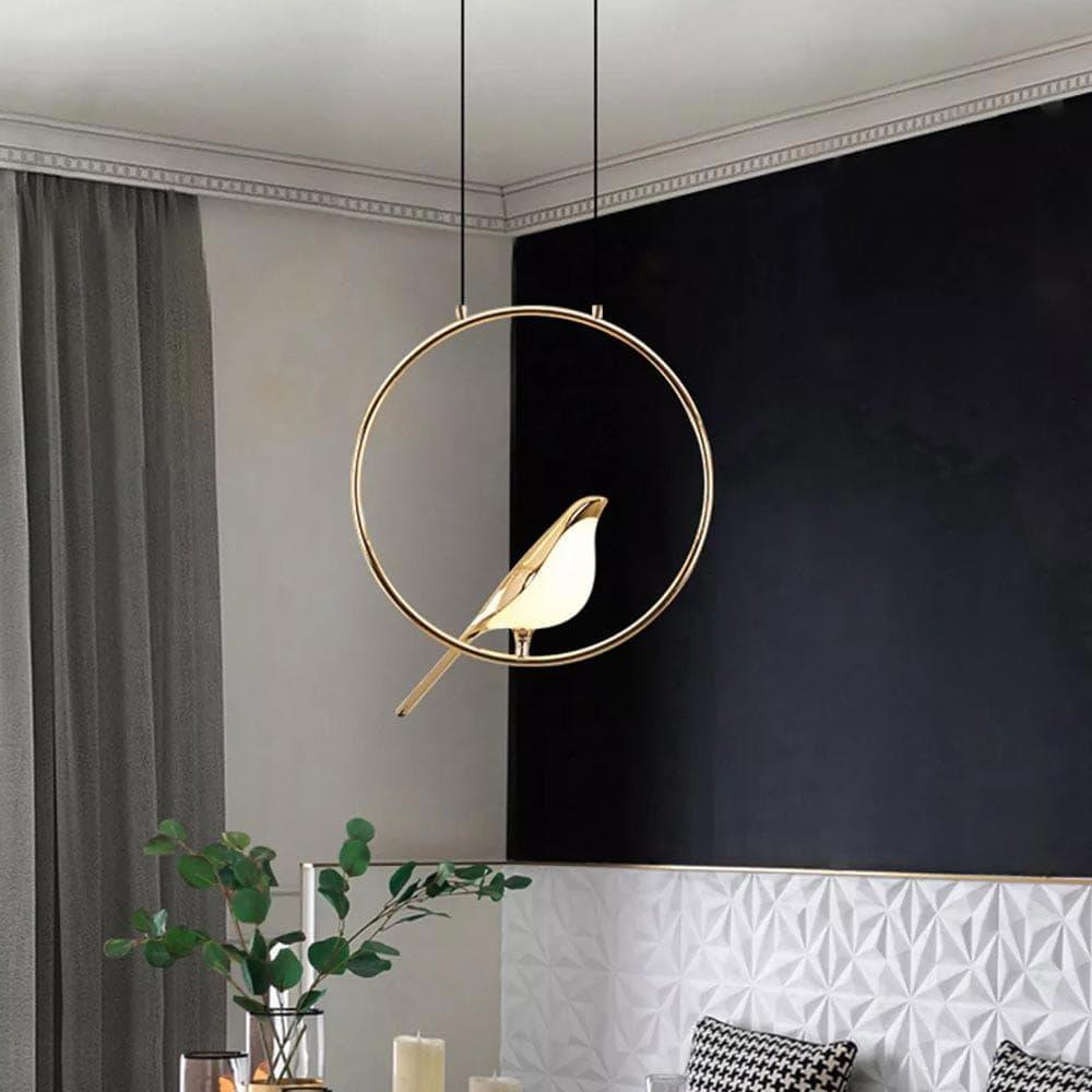Metavaya Pendant lamp Dia 35cm x H 150cm / ∅13.8″ x H 59.1″ / Golden / Warm White Nomi Pendant lamp 662668848907 M2023122807-1 Nomi Pendant lamp|Nomi series lighting