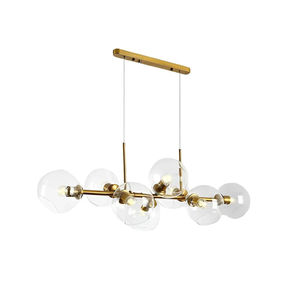 Metavaya Chandelier Staggered Glass Chandelier Staggered Glass Chandelier Sale