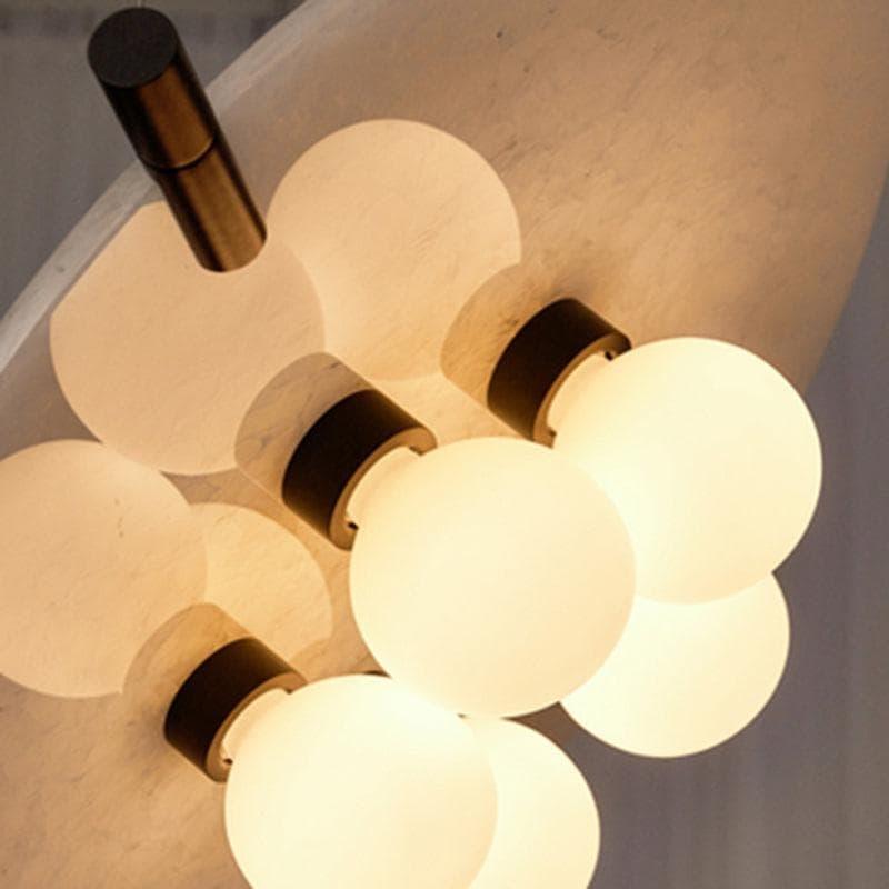 Metavaya Pendant Lamp Dia 51cm × H 150cm / ∅ 20″ × H 59" / Black + White Magma Pendant Lamp 6938617814755 M2023111405-1