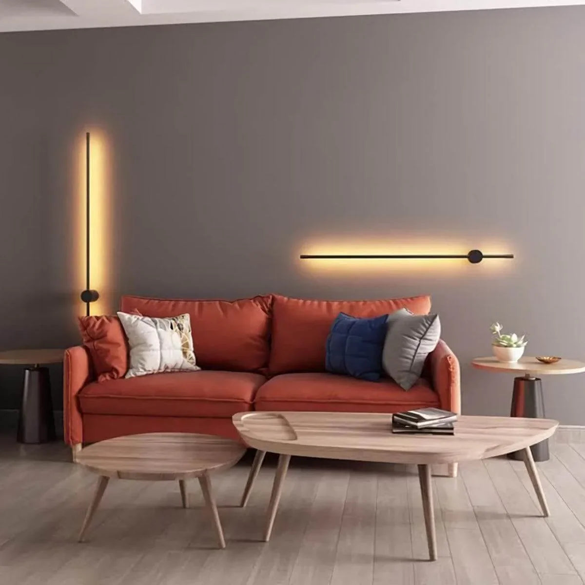 Metavaya Wall lamp Nordic Simplicity Linear Wall Lights
