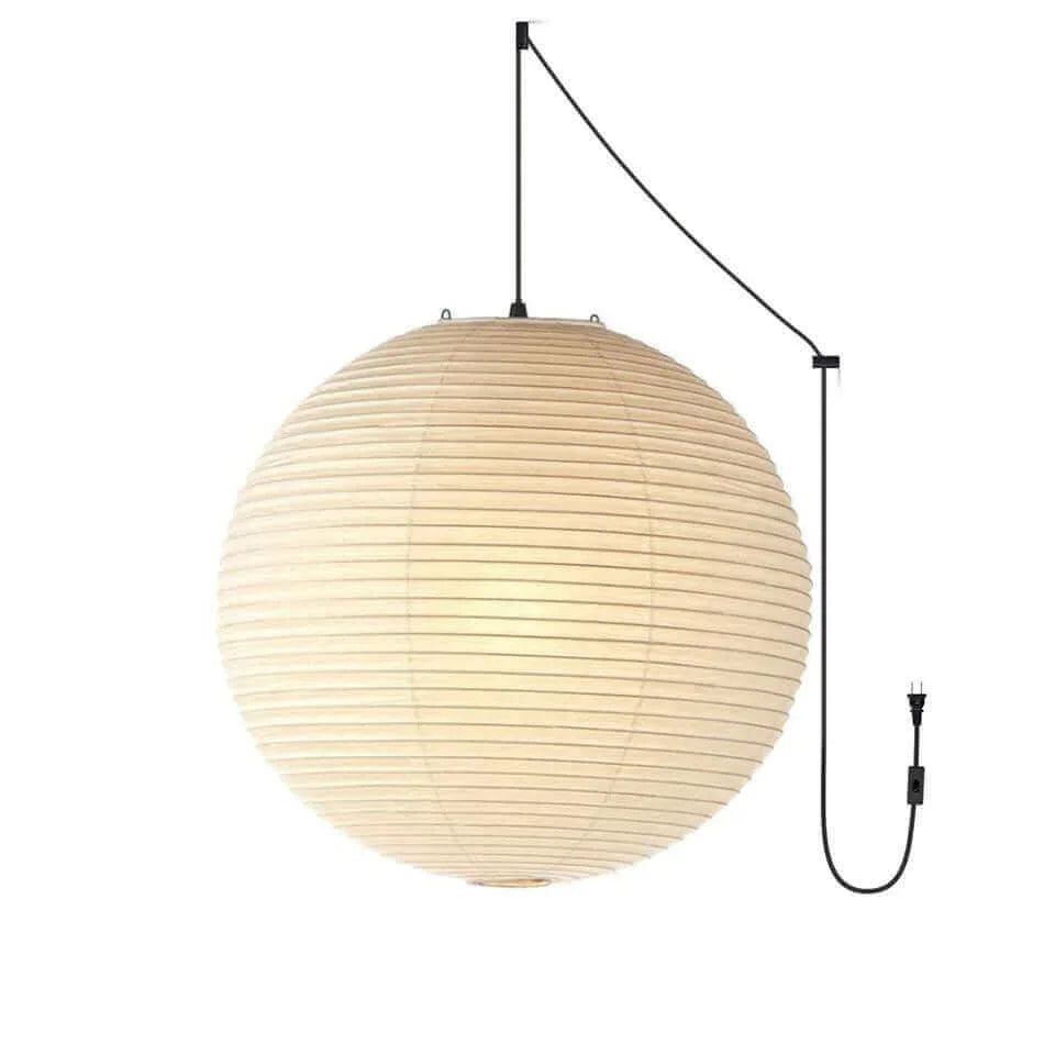 Washi Paper Sphere 120A Pendant Light - view 36 | Metavaya