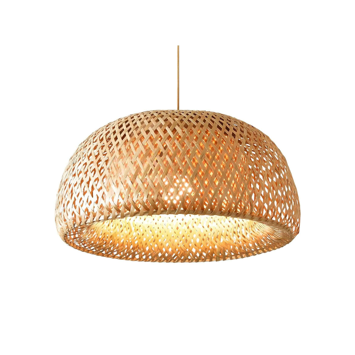 Metavaya Pendant lamp Dia 45cm / ∅ 17.7″ / Beige Oriental Bamboo Pendant Lampp 6938617786274 M2023092002-3