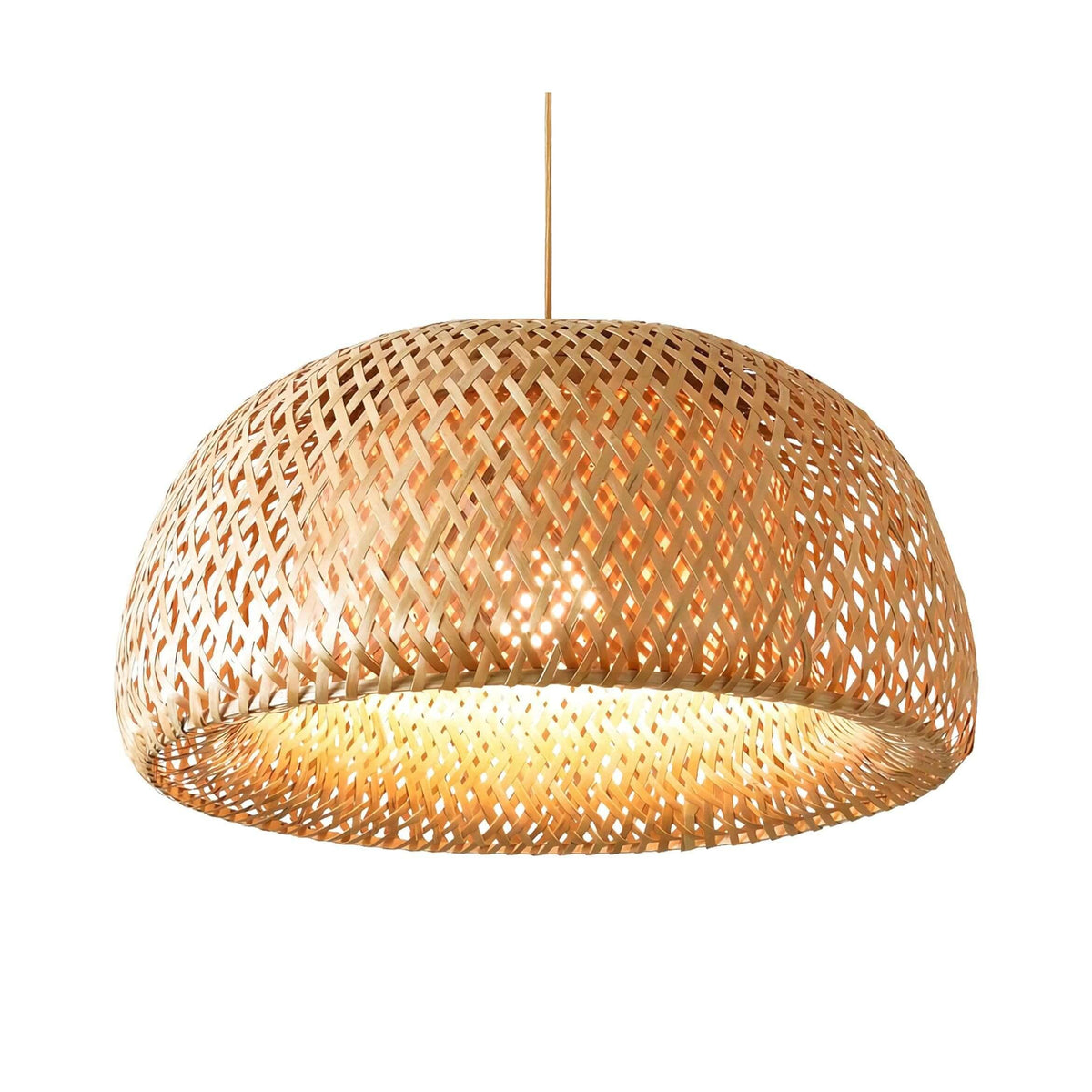 Metavaya Pendant lamp Dia 60cm / ∅ 23.6″ / Beige Oriental Bamboo Pendant Lampp 6938617786281 M2023092002-4