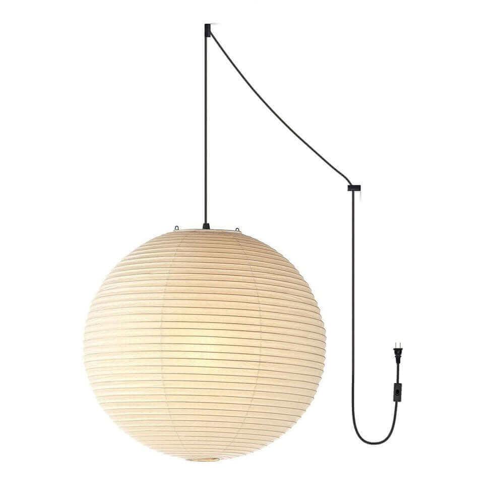 Washi Paper Sphere 60A Pendant Light - view 27 | Metavaya
