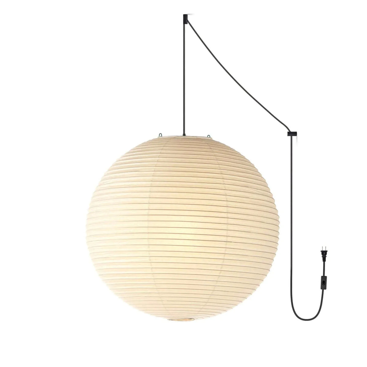 Washi Paper Sphere 80A Pendant Light - view 23 | Metavaya