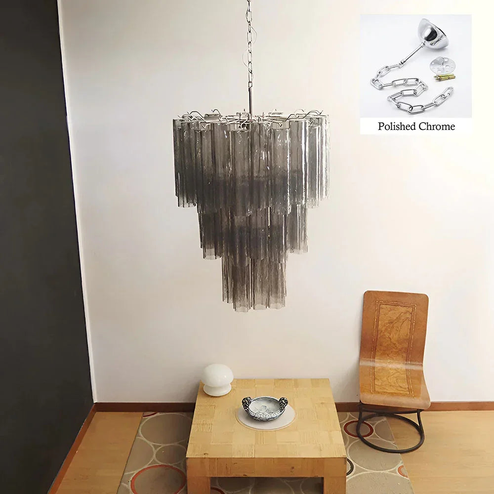 Elegant Smoke Tube Chandelier - view 18 | Metavaya