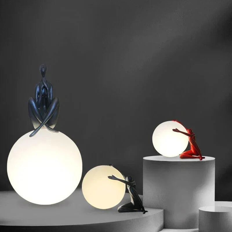 Metavaya Table lamp Statue Deco Table Lamp - A Statue Deco Table Lamp - A Sale