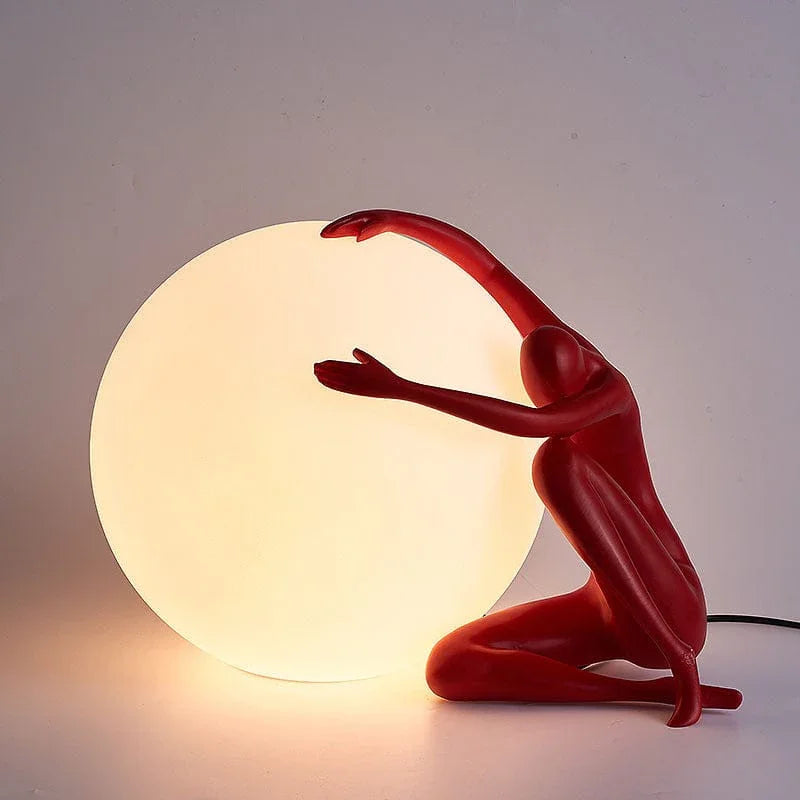 Metavaya Table lamp Statue Deco Table Lamp - A Statue Deco Table Lamp - A Sale