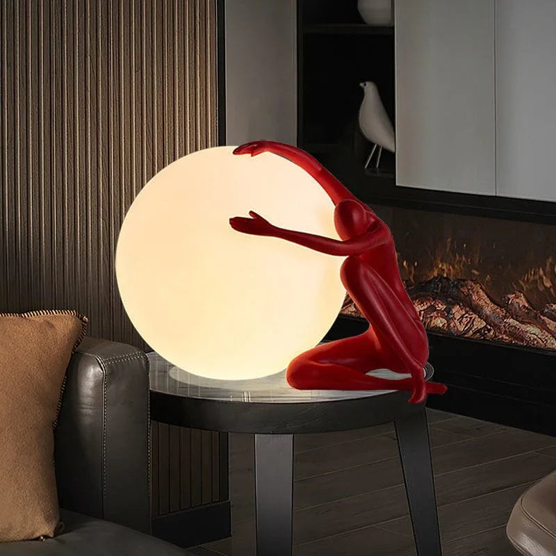 Metavaya Table lamp Statue Deco Table Lamp - A Statue Deco Table Lamp - A Sale