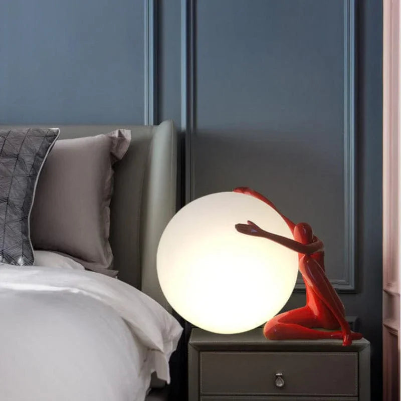 Metavaya Table lamp Statue Deco Table Lamp - A Statue Deco Table Lamp - A Sale