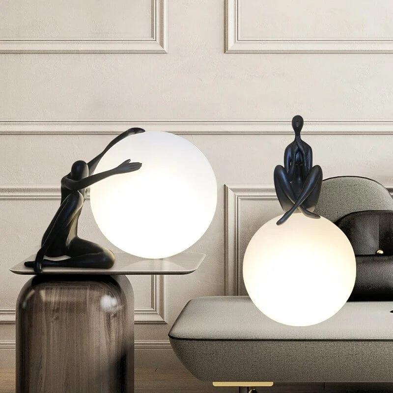 Metavaya Table lamp Statue Deco Table Lamp - A Statue Deco Table Lamp - A Sale