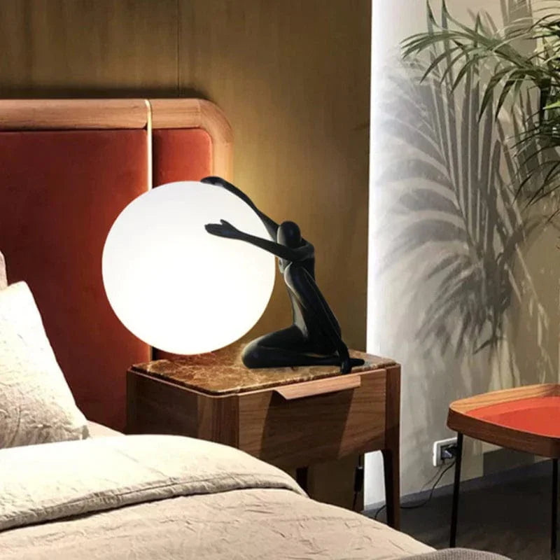 Metavaya Table lamp Statue Deco Table Lamp - A Statue Deco Table Lamp - A Sale