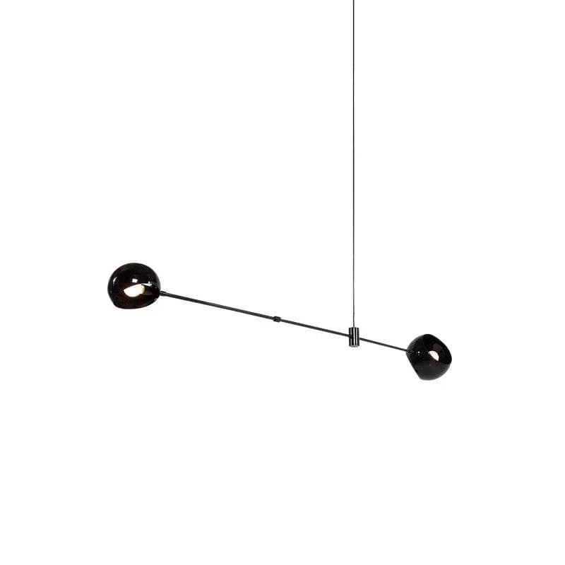 Metavaya Chandelier 2 heads 100cm x H 100cm / L 39.4″ x H 39.4″ / Black Acaba Chandelier 6938617802394 M2023102101-1