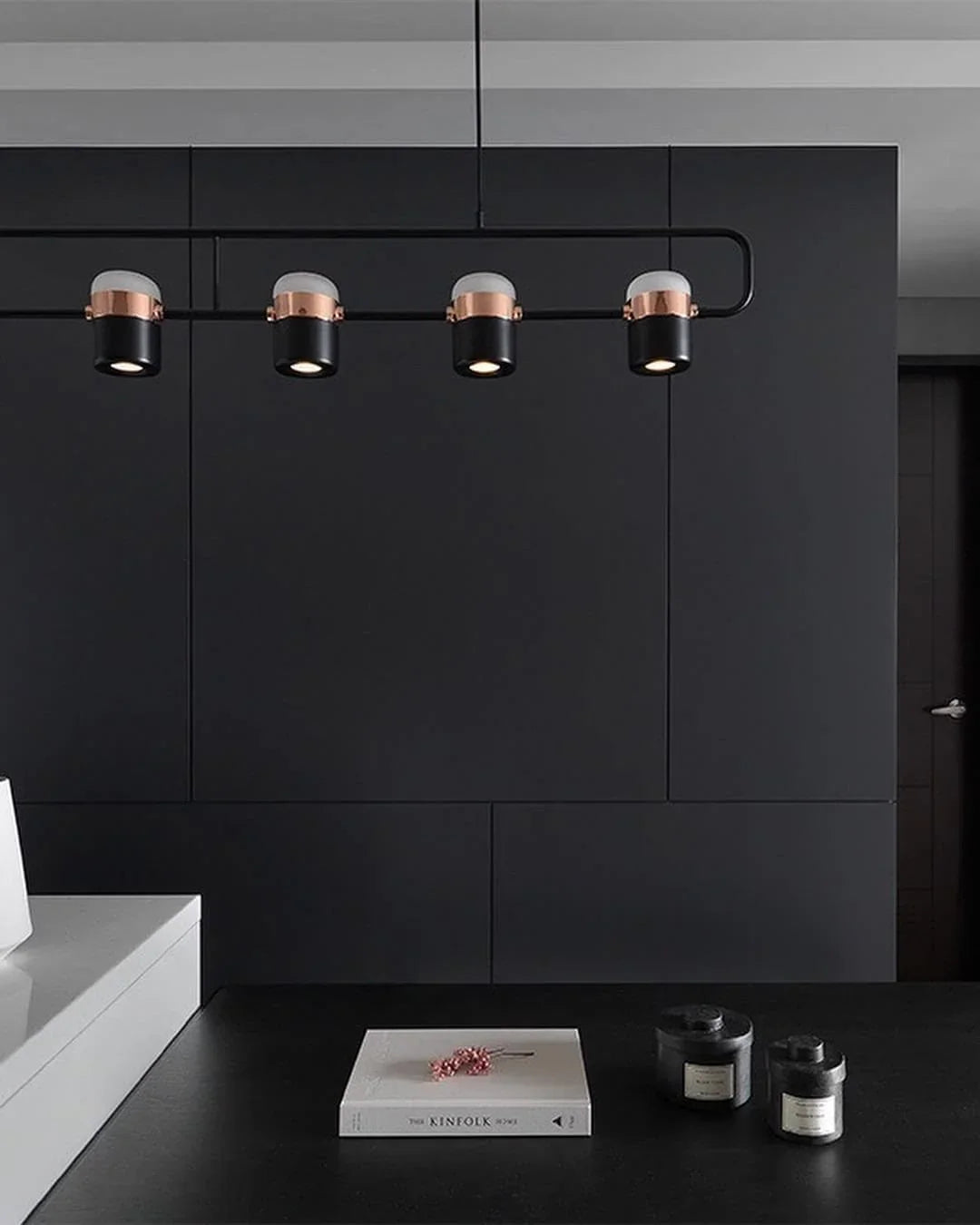 Metavaya Pendant light Adjustable Glass Pendant Light