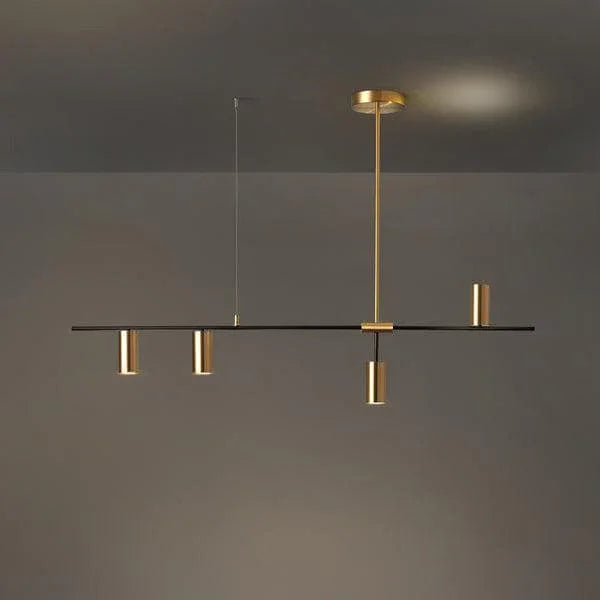 Metavaya Pendant light 4 Lights L 120cm x H 75cm / L 47.2″ x H 29.5″ / Brass+Black Afferre Pendant Light 6938617802974 M2023102301-2