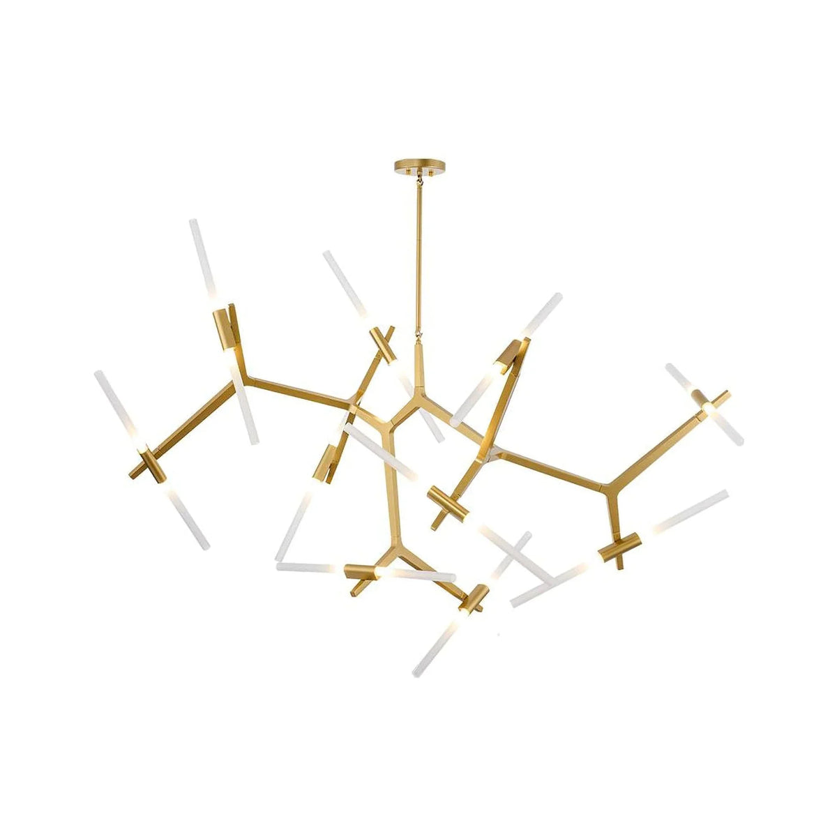 Metavaya Chandelier 20 Heads L 200cm x H 166cm / L 78.7″ x H 65.4″ / Gold Agnes Chandelier 662668828510 M2023121601-7 Agnes Chandelier | Discount Sale