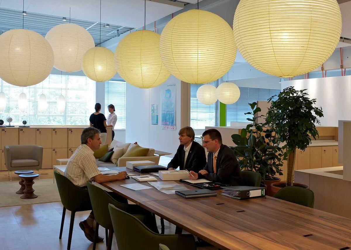 Washi Paper Sphere 120A Pendant Light - view 35 | Metavaya