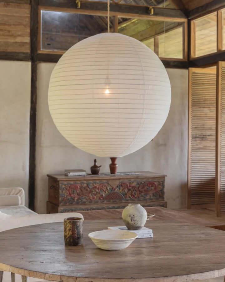 Washi Paper Sphere 120A Pendant Light - view 22 | Metavaya