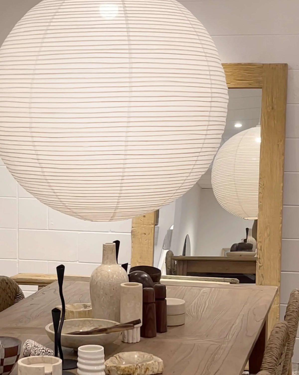 Washi Paper Sphere 120A Pendant Light - view 23 | Metavaya