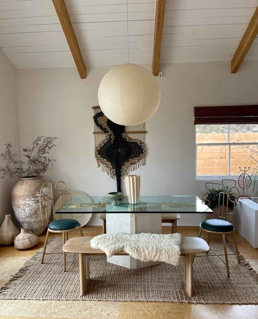 Washi Paper Sphere 55A Pendant Light - view 15 | Metavaya