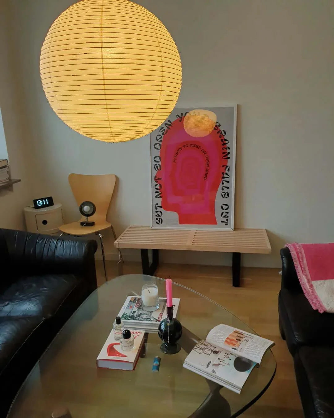 Washi Paper Sphere 55A Pendant Light - view 17 | Metavaya