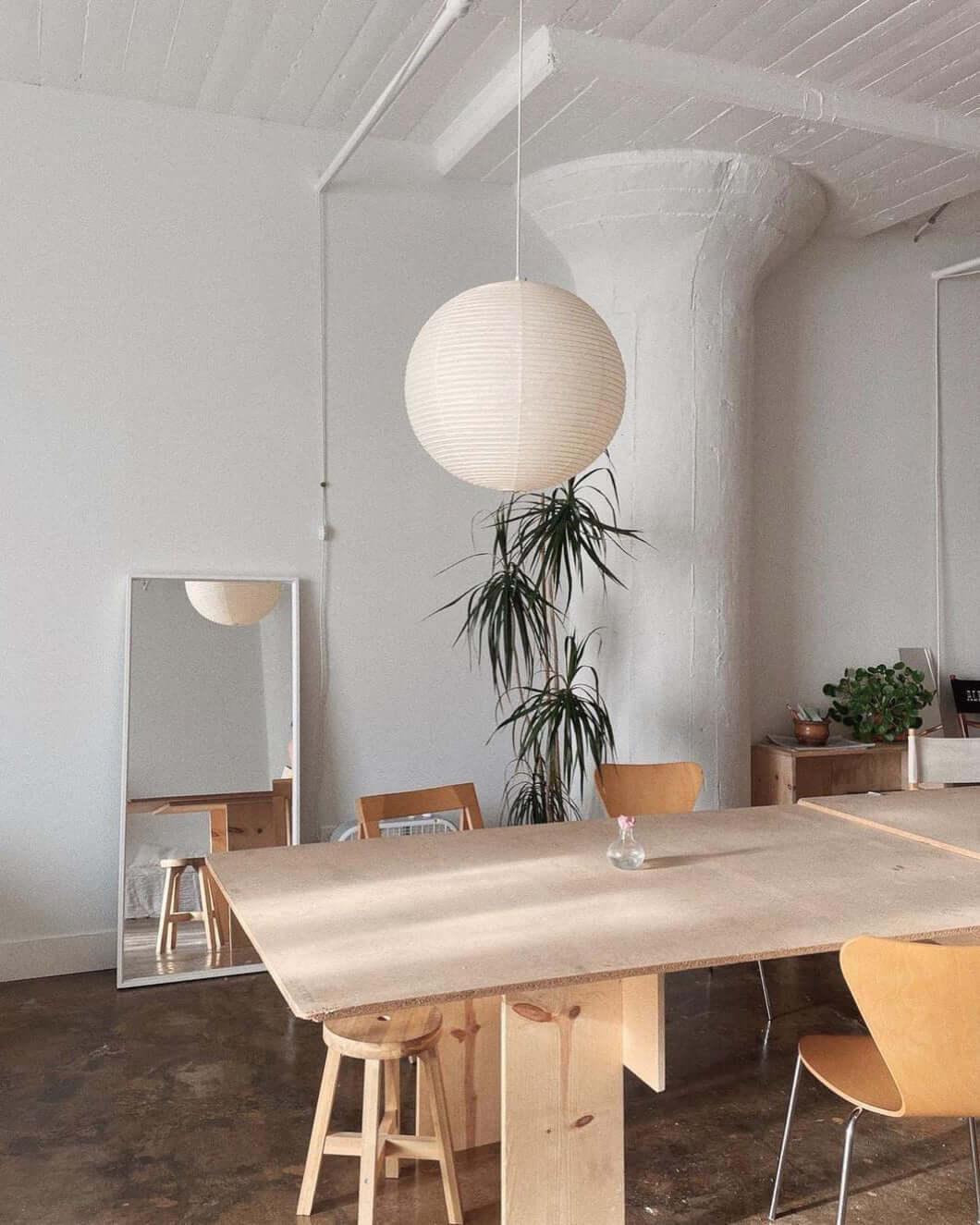 Washi Paper Sphere 55A Pendant Light - view 18 | Metavaya