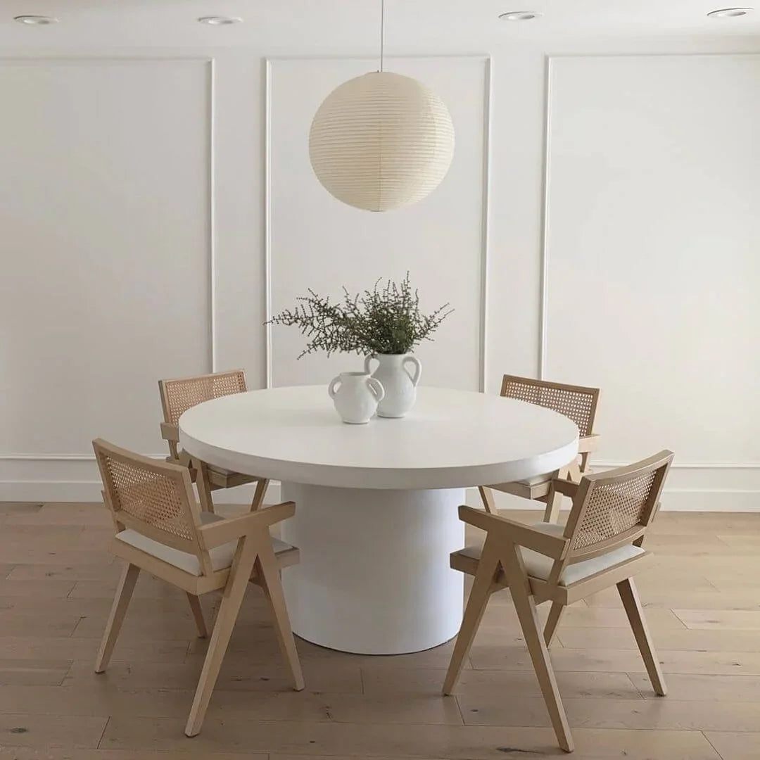 Washi Paper Sphere 55A Pendant Light - view 2 | Metavaya