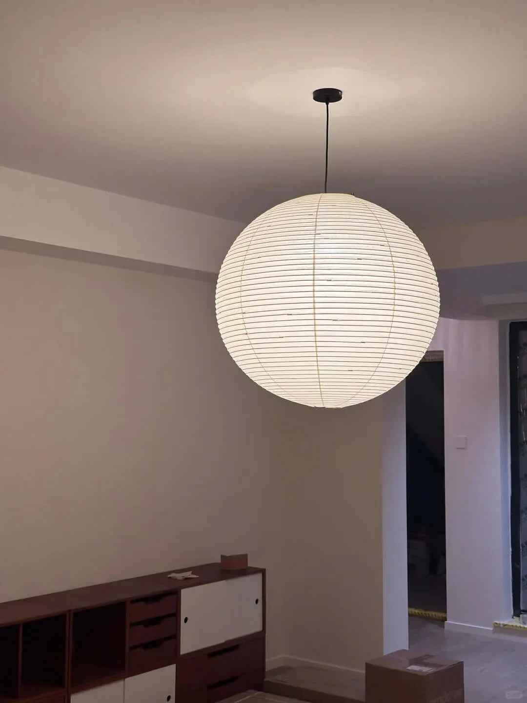 Washi Paper Sphere 55A Pendant Light - view 21 | Metavaya