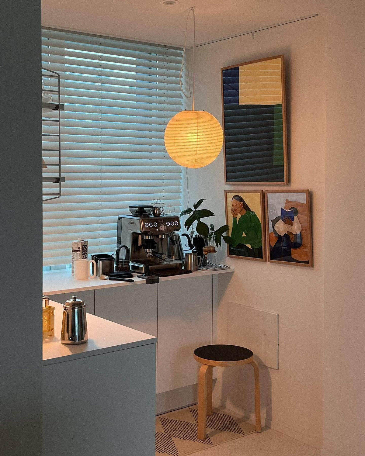 Washi Paper Sphere 60A Pendant Light - view 18 | Metavaya