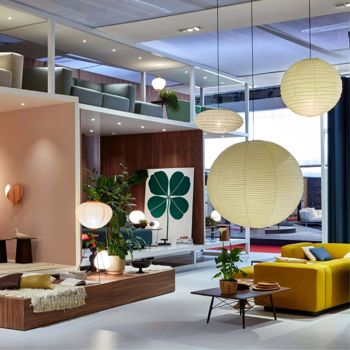 Washi Paper Sphere 60A Pendant Light - view 9 | Metavaya