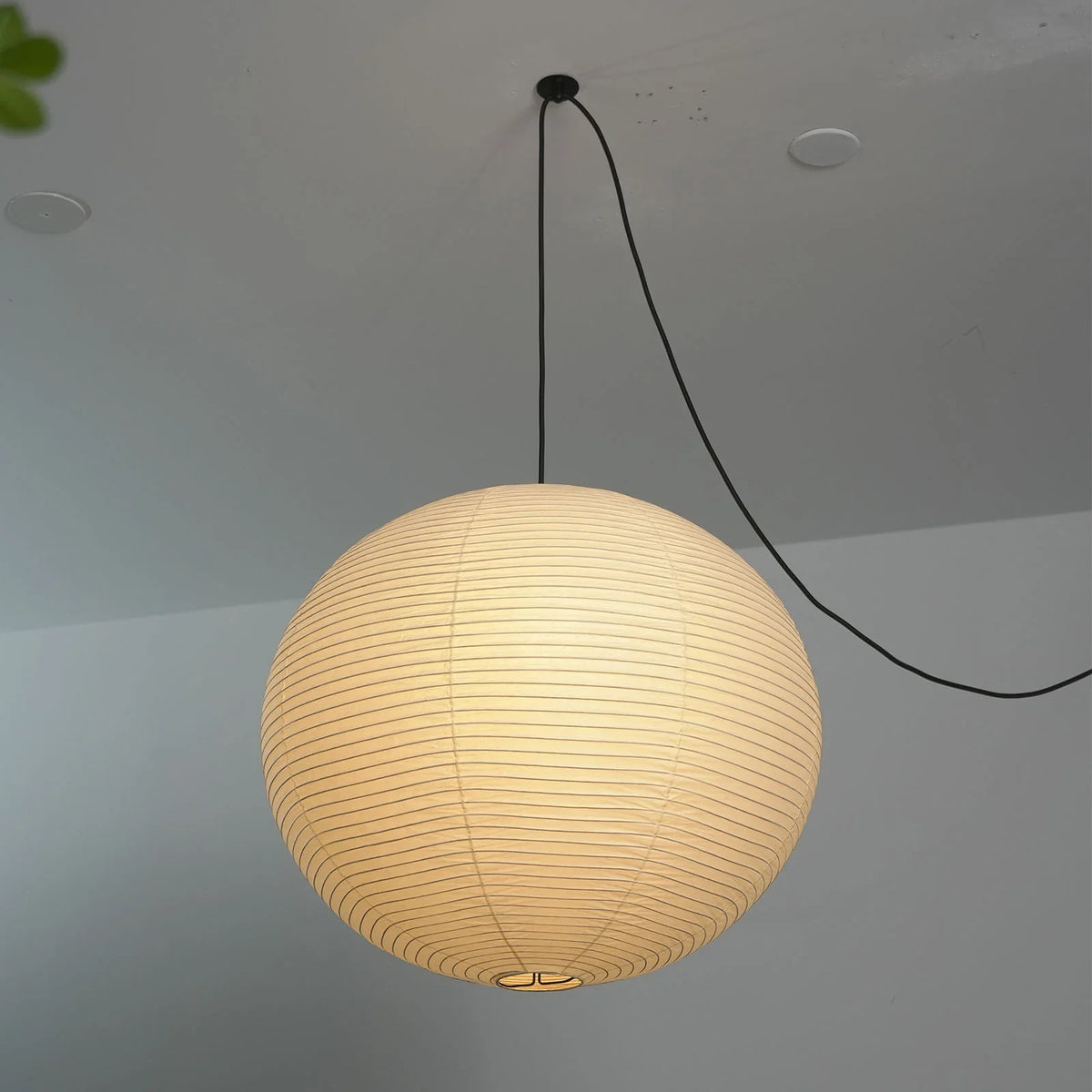 Washi Paper Sphere 60A Pendant Light - view 30 | Metavaya