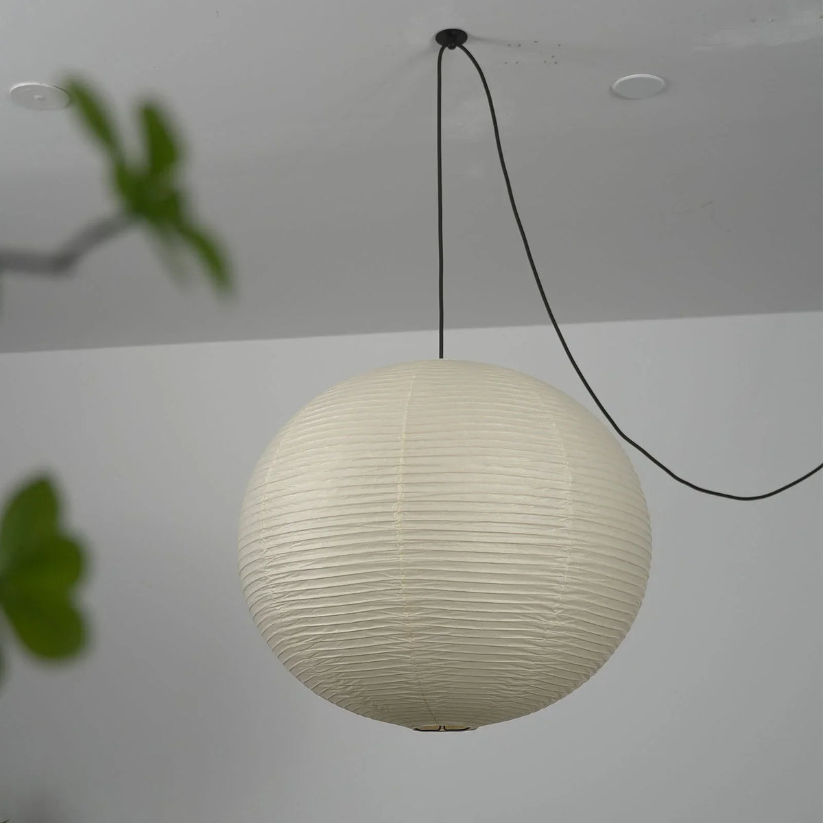 Washi Paper Sphere 60A Pendant Light - view 31 | Metavaya