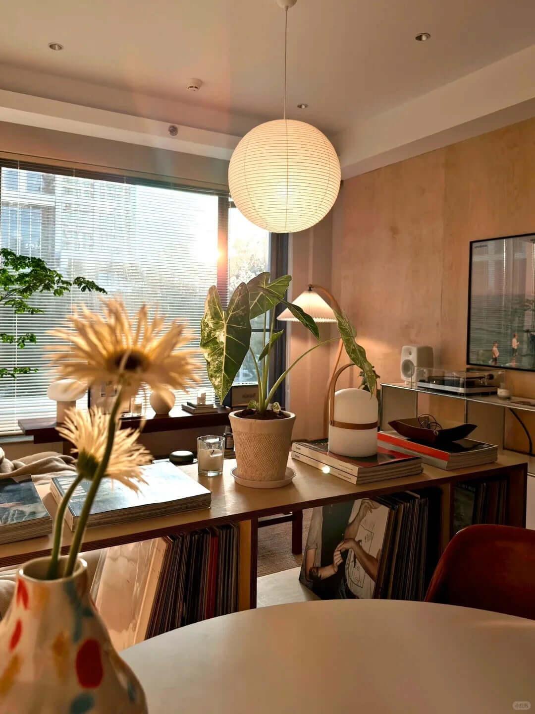 Washi Paper Sphere 60A Pendant Light - view 13 | Metavaya