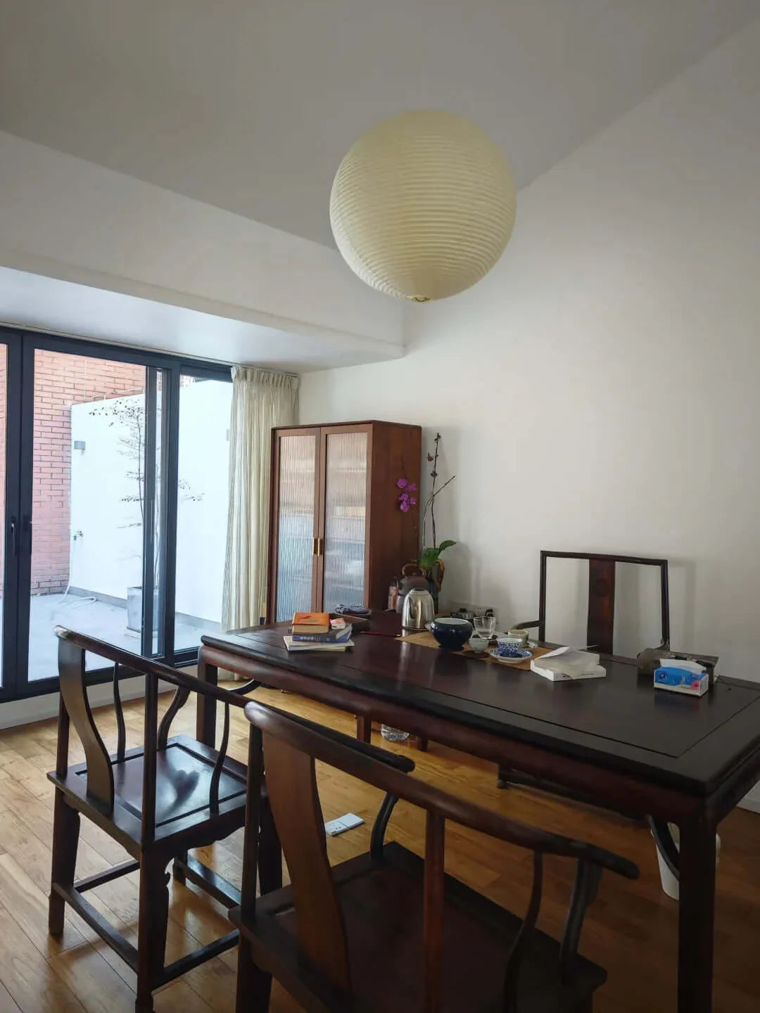 Washi Paper Sphere 60A Pendant Light - view 15 | Metavaya