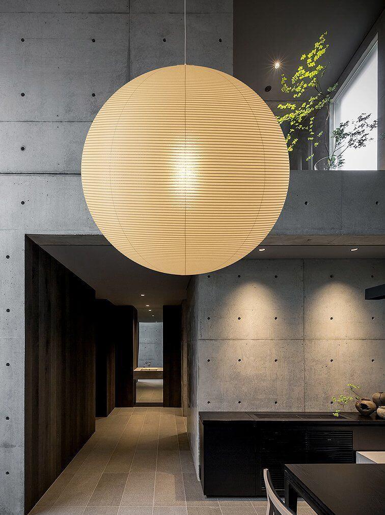 Washi Paper Sphere 80A Pendant Light - view 20 | Metavaya