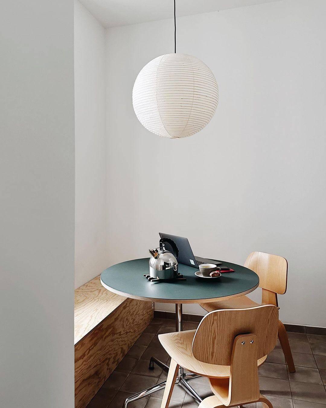 Washi Paper Sphere 80A Pendant Light - view 13 | Metavaya