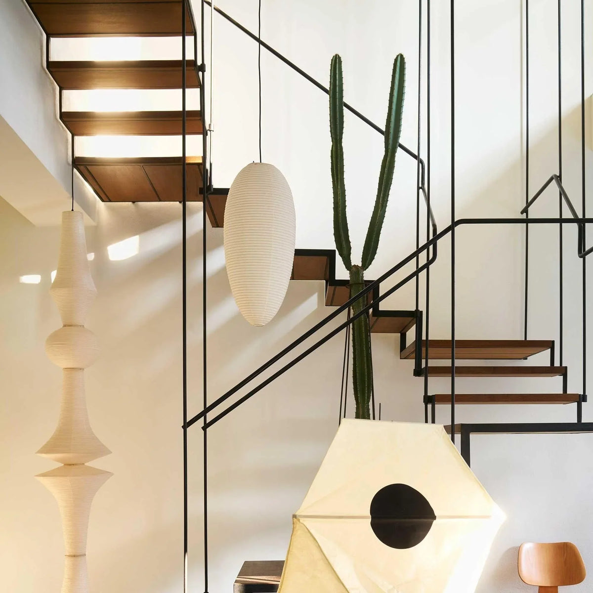Washi Paper 23A 24A Pendant Lamp - view 5 | Metavaya
