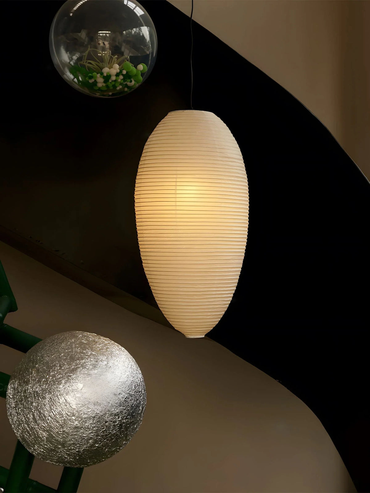 Washi Paper 23A 24A Pendant Lamp - view 10 | Metavaya