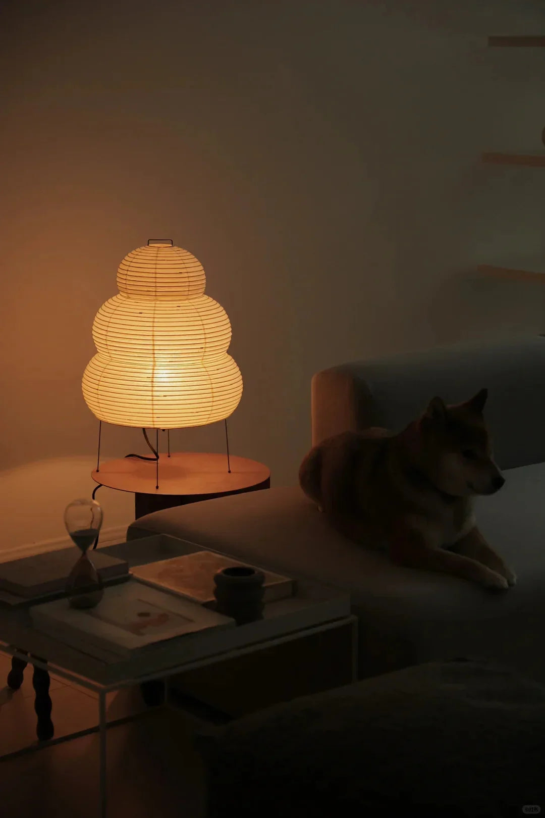 Washi Paper 25N Table Lamp - view 5 | Metavaya
