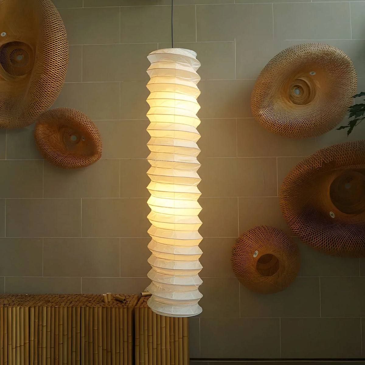 Washi Paper 31N Pendant Light - view 2 | Metavaya