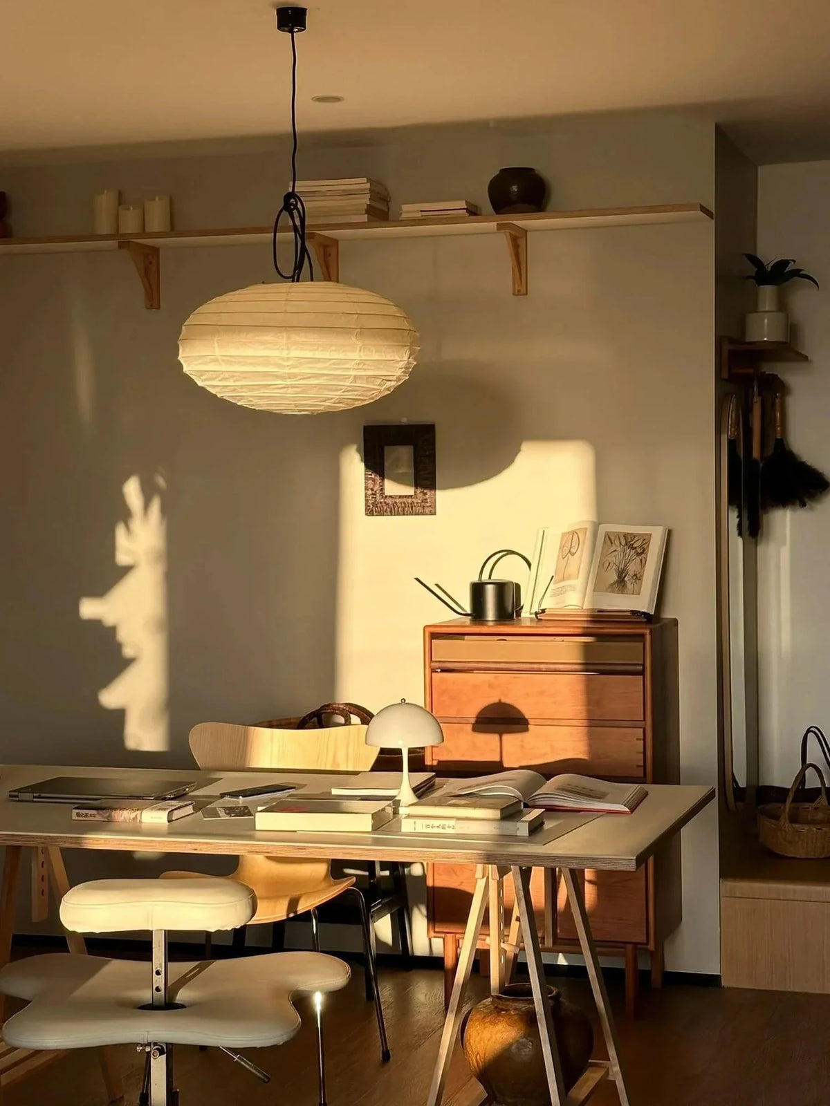 Washi Paper EN Series Pendant Light - view 21 | Metavaya