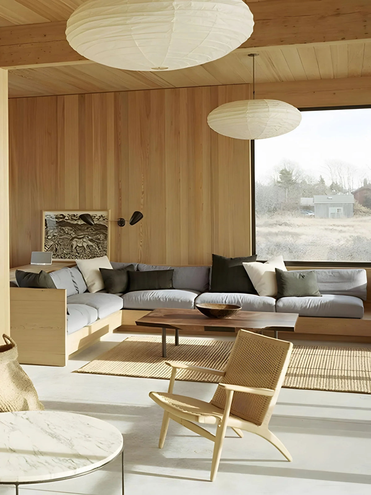 Washi Paper EN Series Pendant Light - view 12 | Metavaya
