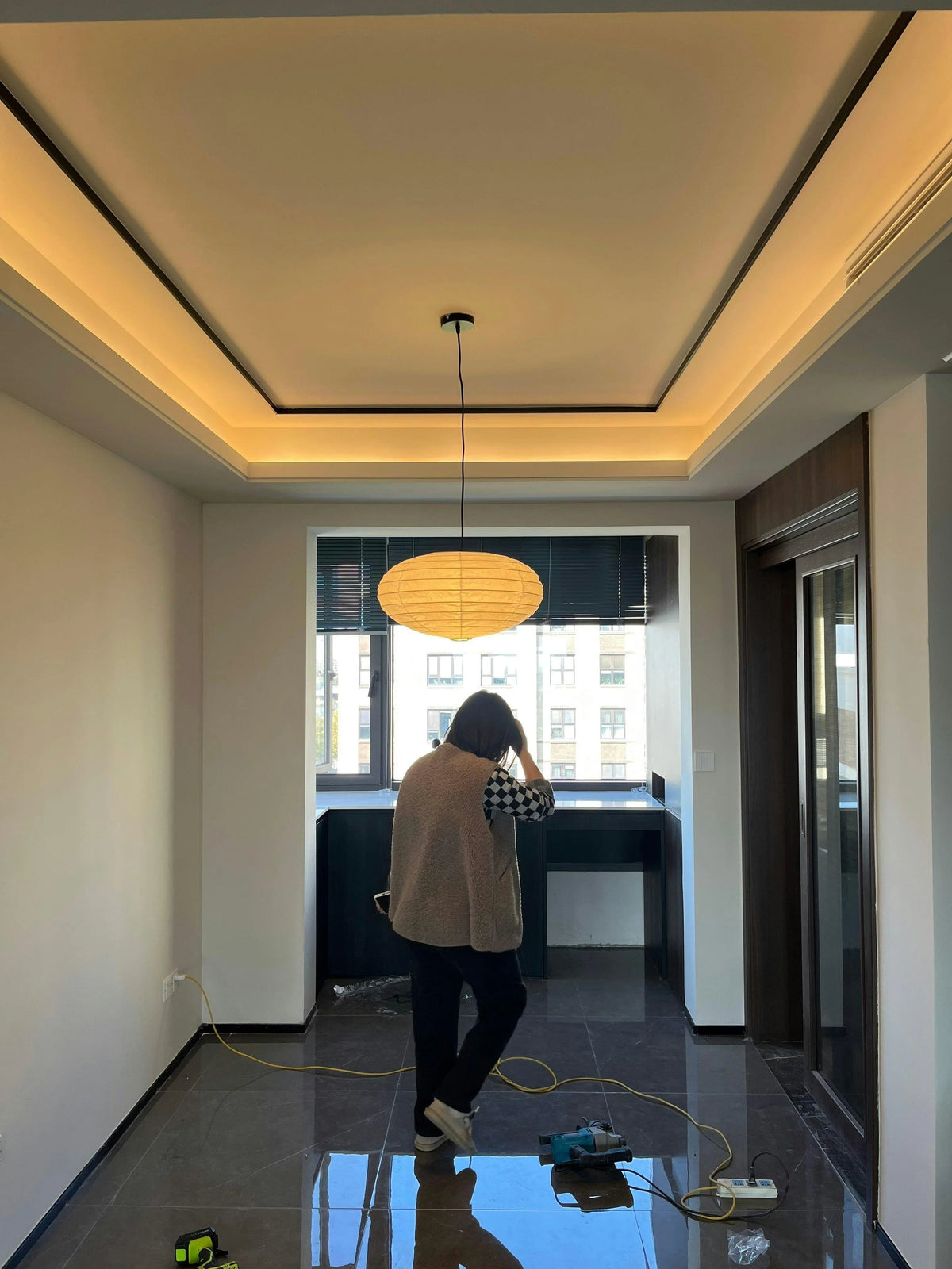 Washi Paper EN Series Pendant Light - view 25 | Metavaya