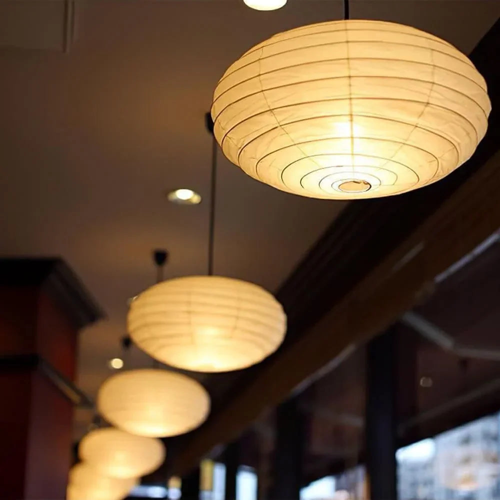 Washi Paper EN Series Pendant Light - view 3 | Metavaya