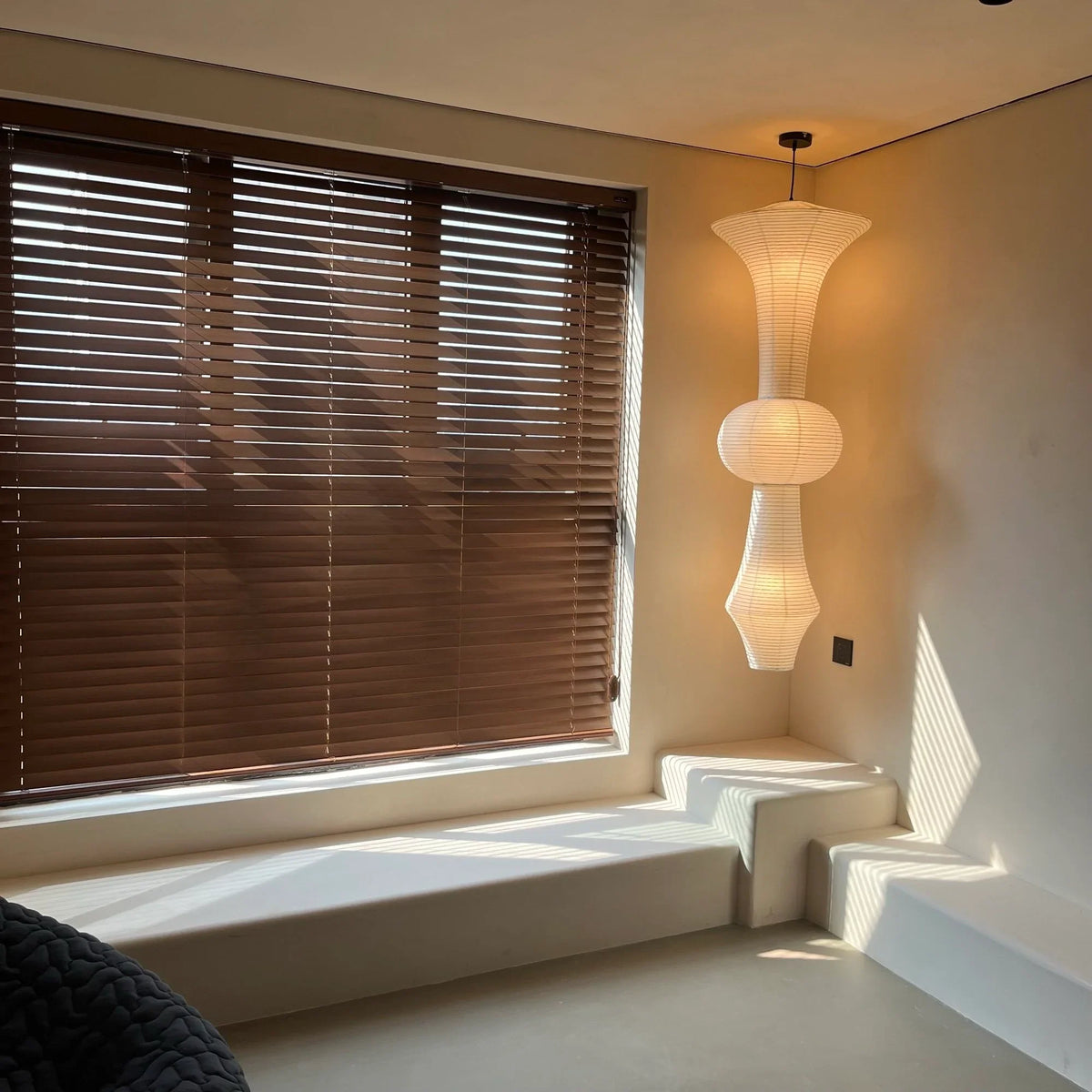 Washi Paper E Ceiling Light - view 3 | Metavaya