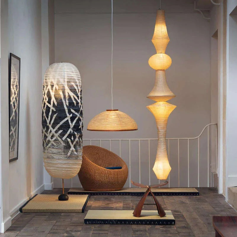 Washi Paper E Ceiling Light | Metavaya