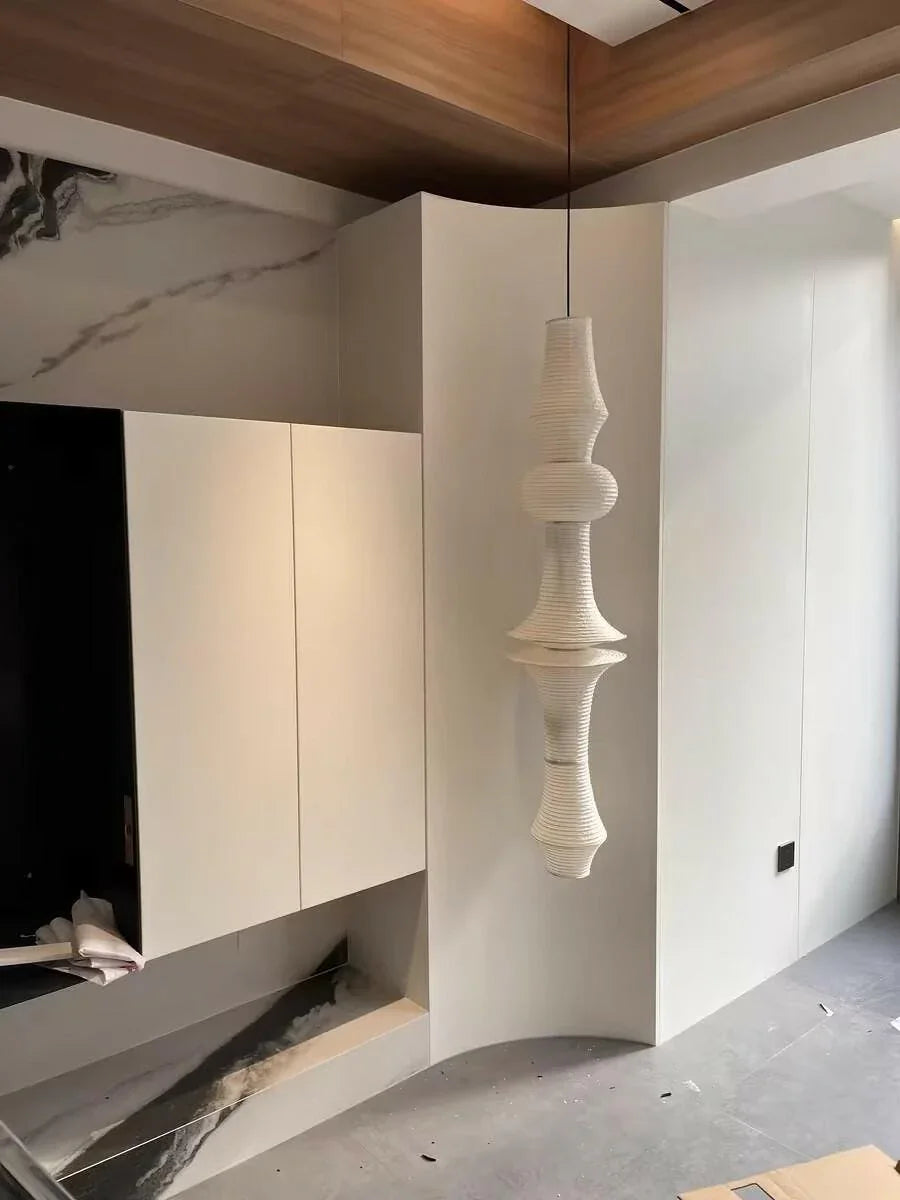 Washi Paper E Ceiling Light - view 10 | Metavaya