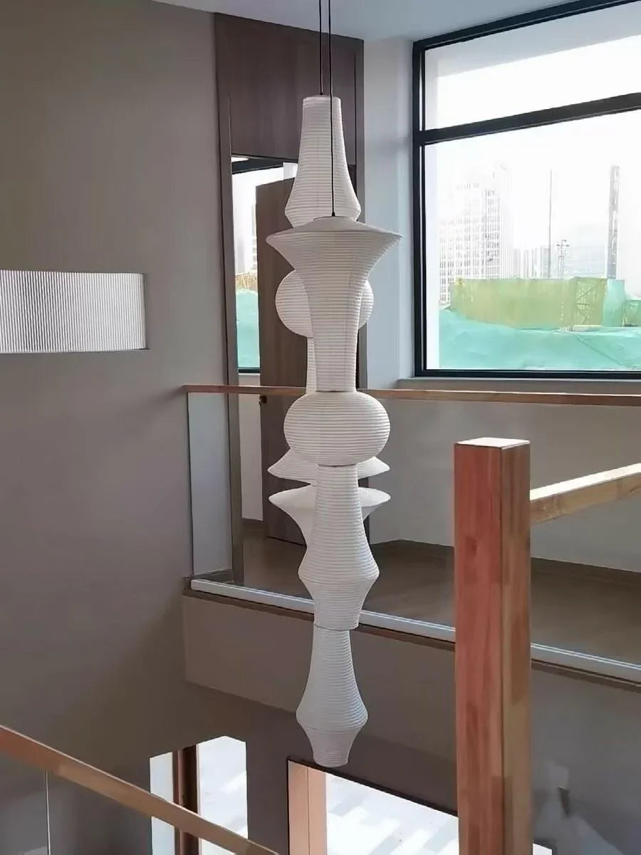 Washi Paper E Ceiling Light - view 11 | Metavaya