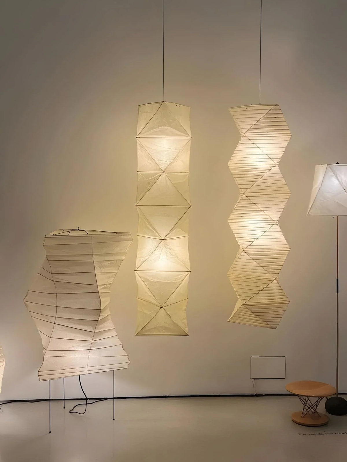 Washi Paper L8 Pendant Light - view 3 | Metavaya